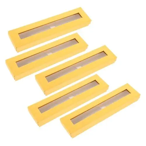 Produktbild: STOBOK 5Er-Box Himmel und Cover Federmäppchen Leere Stiftboxen Kugelschreiberetui Leeres Füllfederhalteretui Vitrine für Stifte Papier Veranstalter Gel Stift Aufbewahrungskiste