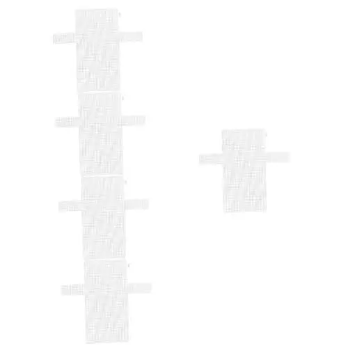 Produktbild: STOBOK 5St Kunststoffgeflecht Mattengitter für Netznähte aus Acryl kreative Nähunterlagen kunststoffmatte plastikplane Kunststoffgewebe zum Nähen von Taschen Taschen-DIY-Material Weiß