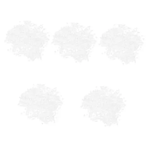 Produktbild: STOBOK 5 Packungen Dekorative Schaumkugeln Ornamente Aus Schaumkugeln DIY Füller Schaumstoffperlen Basteln Schaumperlenfüller Mini-stuffies Zubehör Für Geschenkschaumperlen Minibälle Weiß
