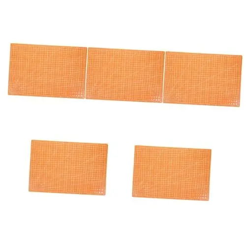 Produktbild: STOBOK 5 Stück Doppelseitige Schneideunterlage Kunststoff Schneideplatte Bastelschneidematte Quilt Schneidematten Kunststoff Gravurmatten Gravurschneidematten Papierschneidebrett