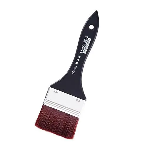 Produktbild: STOBOK 6St bbrush staubbindetuch verstauboxen wasserfarbenstifte staubsauer wassermalstifte Wasserfarbenpinsel Chip-Pinsel Schüttgut Wandgemälde Latexfarbe Bürste Ölfarben Bambus