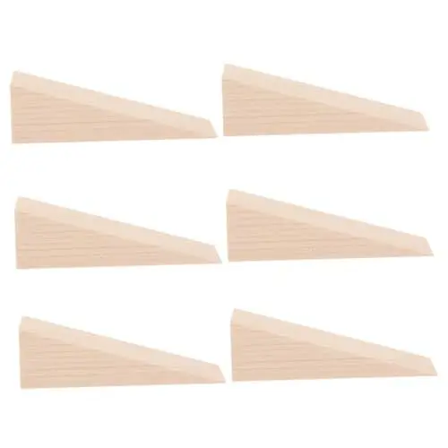 Produktbild: STOBOK Holzboden-türstopper 6 Stück Sicherheits-türstopper Aus Holz Nicht Designt