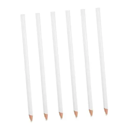 Produktbild: STOBOK 6er-pack Weißer Glaskeramik-markierungsstift Glattes Stoffstift-set Multifunktions-markierungsstift Für Kunstprojekte