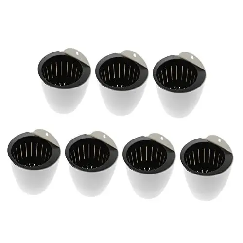 Produktbild: STOBOK Blumenkübel Aus Zimmerpflanzen 7 Stück Selbstbewässernder Pflanzgefäß Hängender Blumentopf Für Innenbereich Sukkulenten Pflanzgefäß Kräutertopf Blumenbewässerungssysteme Für Urlaub