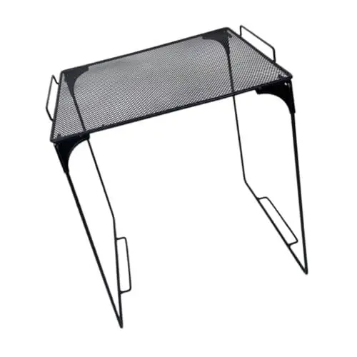 Produktbild: STOBOK Faltbares Aufbewahrungsregal Mesh-organizer für Home Office Fitnessstudio Schließfächer Schwarz Kompakt