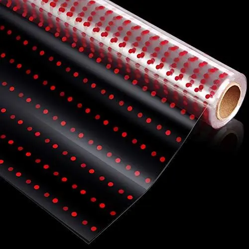 Produktbild: STOBOK Cellophan Rolle,Entfaltete Breite 80CM x 30M Transparente Zellophan Geschenkpapier, 3.0 Mil Dicke Folienrolle zum Einwickeln von Geschenkkörben,Transparentpapier Blumenfolie Geschenkfolie