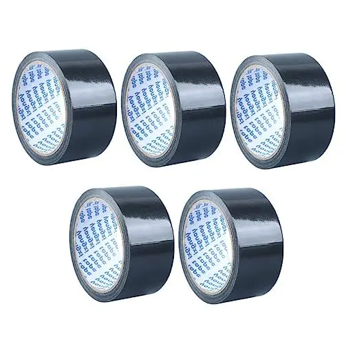 Produktbild: STOBOK DIY Klebeband 5 Rollen Klebeband Teppichkantenband Gewebeband Reparieren Teppichband Verpackungs Band Einseitiges Bodenband Gummiband Aus Stoff Abnehmbarer Teppich Hoch Viskos