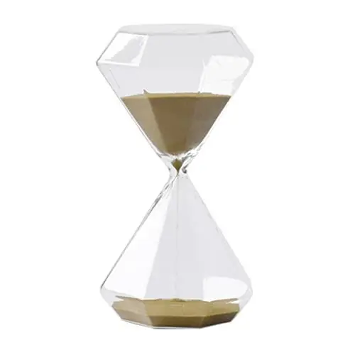 Produktbild: STOBOK Diamant-Sanduhr-Dekoration Diamantförmige Sanduhr 60 Minuten Sanduhr-Timer Sanduhr Sanduhr Kristall-Sanduhr Glassand Multifunktion Mit Hohem Borosilikatgehalt Kind