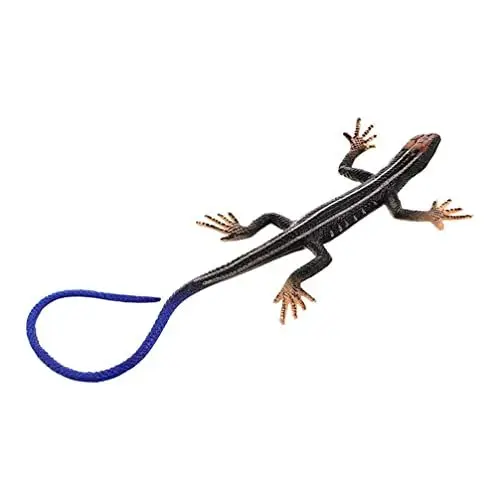 Produktbild: STOBOK Gefälschte Eidechsen Künstliche Reptil Eidechse Modelle Spielzeug Kunststoff Eidechsen Spielzeug Action Figure Trick Spielzeug Wilde Leben Creatures für Kinder Erwachsene Blau