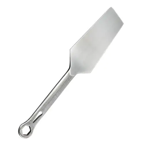Produktbild: STOBOK Hochwertige Edelstahl Maurerkelle Multifunktionale Glättkelle Spachtel und Putty Cutter für Präzises Verputzen Mauerarbeiten und Zementbearbeitung Ergonomischer Griff für Handhabung