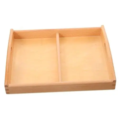 Produktbild: STOBOK Holztablett Für Kleinkinder Praktisches Tablett Zur Organisation Von Kunst Und Handwerk Lustige Lehrmittel Vielseitiges Serviertablett Holz Naturfarben