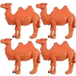 Produktbild: STOBOK Kamel Modelle Miniatur Kamel Figur Tiermodell Desktop Ornamente,4Er Pack