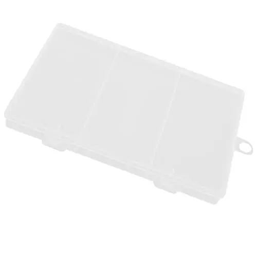 Produktbild: STOBOK Kasten Aufbewahrungsbox Für Büroklammern Papierklammerhalter Diy Mini-schmucketui Büroklammerbox Klare Diamantboxen Bobby-pin-box Muschelschale Plastik Rechteck Kleine Ohrringe