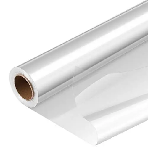 Produktbild: STOBOK Klares Cellophan Rolle,Entfaltete Breite 86CM x 30M Transparente Geschenkpapier 3.0 Mil Dicke Folienrolle zum Einwickeln von Geschenkkörben,Transparentpapier Blumenfolie Geschenkfolie