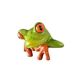 Produktbild: STOBOK Kreative 3D Handwerk Frosch Dekoration Home Office Schreibtisch Computer Frosch Ornamente (grün)