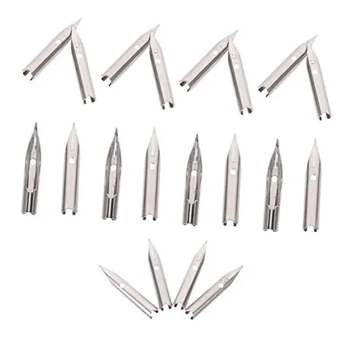 Produktbild: STOBOK Lieferungen 20-teiliges Set Ersatzfeder Für Füllfederhalter Nib- Füller Jinhao X450 Kalligraphie-spitzen Zeichen Füllfederhalter Extra Fein Metall Schreibwaren Student Stahl