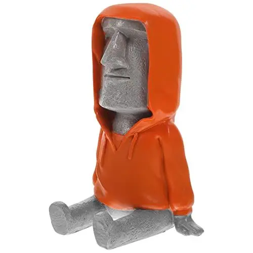 Produktbild: STOBOK Osterinsel Moai Figur Der Osterinsel Moai Smartphone-ständer Moai-figuren Tablet-ständer Sammlerfiguren Moai-skulptur Smartphone-halter Handyhalter Büro Harz Multifunktion Sammlung