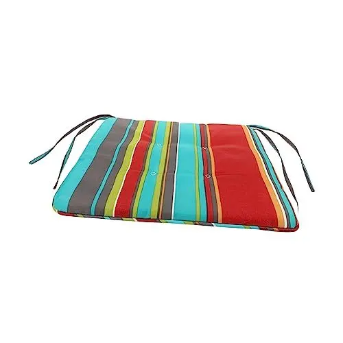 Produktbild: STOBOK Outdoor-gartenkissen Gestreiftes Kissen Ethnisches Stuhlkissen Terrassenkissen Rechner Dekorative Sitzkissen Gestreiftes Quadratisches Kissen Auto Kühlkissen Büro Polyester Sofa