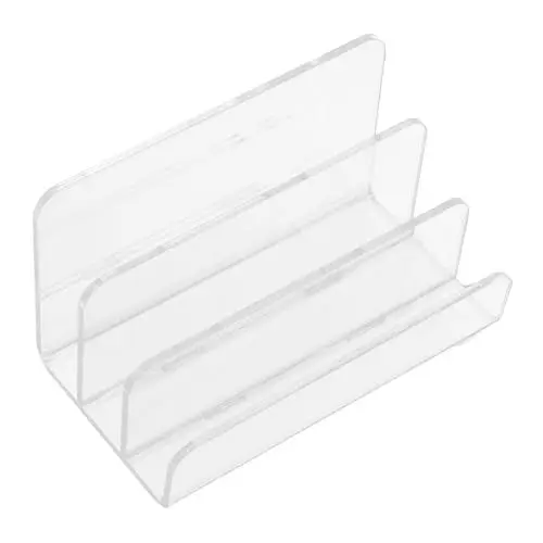 Produktbild: STOBOK Moderne Acryl Datei Schreibtisch Postkarte Sorter Büro Mail Organizer Rack