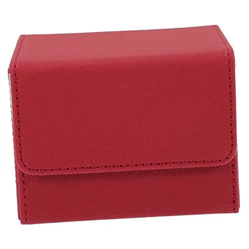 Produktbild: STOBOK Pu 3-Teilige Box Poker-Aufbewahrungsbox Spielvitrine Sortiertablett X Ordner Ledertablett Schmuckaufbewahrung Organizer Schmucktablett Spielekarten Aufbewahrungsbox