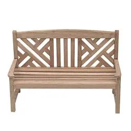 Produktbild: STOBOK Puppenhaus Bank Holz Mini Gartenbank Miniatur Möbel Modell Spielzeug 1: 12 Puppenhaus Garten Wohnzimmer Zubehör Park Mikrolandschaft Feengarten DIY Dekoration