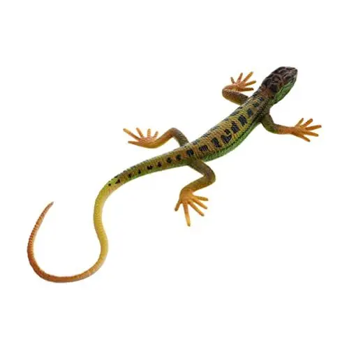 Produktbild: STOBOK Realistische Falsche Bunte Plastik Lizard Figur Echse Action Figuren Reptilien Echsenmodell für Halloween April Fools Day Prop ( Grün )