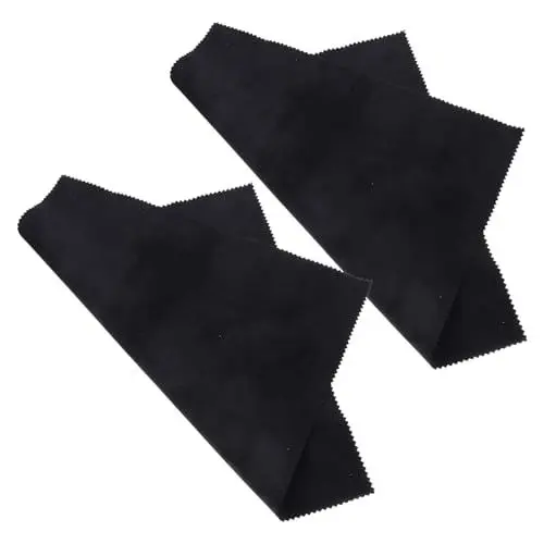 Produktbild: STOBOK Schmuckpflege 2st Mikrofasertücher Sterling Poliertuch Schmuck Tuch Sterling Stoff Poliertuch Silber Leicht Zu Reinigendes Tuch Sterling Reinigungstuch Schmuckputztuch Lieferungen