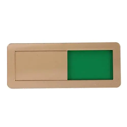 Produktbild: STOBOK Sichtschutzschild Besetzt Schild Offen Geschlossen Schild Schild Nicht Stören Schieber Türanzeige Für Home Office Toilette Konferenz Hotel Klinik Golden 4X10cm
