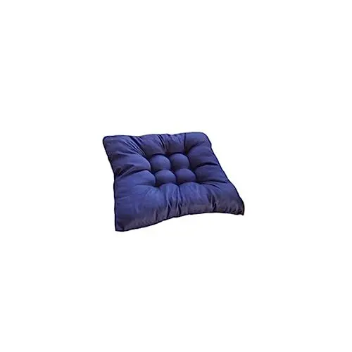 Produktbild: STOBOK Dickes Marineblaues Sitzpolster Weicher Kunstsamt-sitzbezug für Esszimmerstühle Modisches Design für Das Home Office