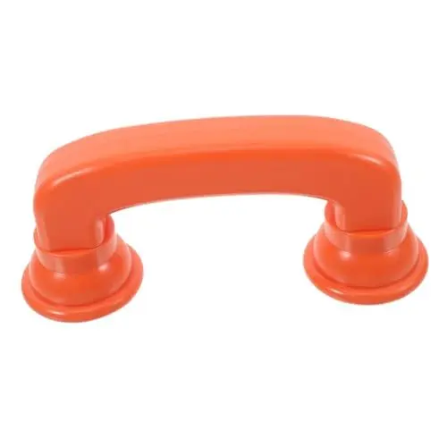 Produktbild: STOBOK Spielzeug-Ohrhörer Lesehilfen für Kinder Spielzeug-Handy Logopädie Sprachtherapie Spielzeug Kinder Lesehilfe Lesegerät für den Unterricht Sprachentwicklungstool Abs Orange