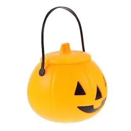 Produktbild: STOBOK Süßigkeitenbehälter Halloween-Snack-Eimer Süßigkeitenschalenhalter Mini-Kürbis-Eimer Jack-O-Laterne-Leckerei-Eimer Halloween-Leckerei-Korb Kürbis-Goodie-Korb