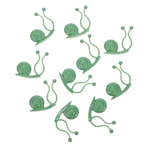 Produktbild: STOBOK Zughaken Für Wandpflanzen 20 Stücke Kletterwand Fixing Clips Simulation Schnecke Vine Traktion Unsichtbare Wandreben Residing Clips Für Innen Dekoration Grün Wandclips