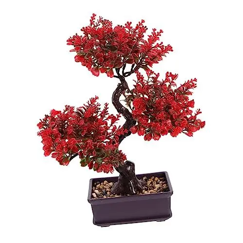 Produktbild: STOBOK Künstliche Bonsai Pflanze Im Topf Fake Potted Plant Für Wohnzimmer Büro Und Dekoration Realistische Grüne Kunstpflanze Als Tischdeko Pflegeleicht Und Langlebig