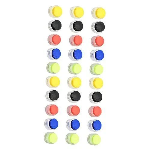 Produktbild: STOBOK Elastisches Schnallenset 5 Farbig Sortierte Kunststoff-federschnallen Knopf-federschnalle Für Und Kleidung