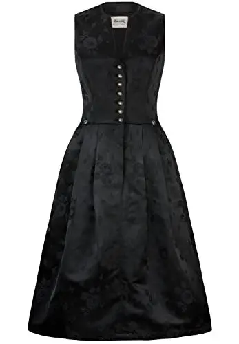 Produktbild: Stockerpoint Damen Daphne Midi Midi Dirndl, schwarz, 40