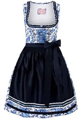 Produktbild: Stockerpoint Damen Dirndl Nikola Kleid für besondere Anlässe, blau, 40