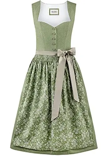 Produktbild: Stockerpoint Damen Edonita Midi Midi Dirndl, schilf, 34