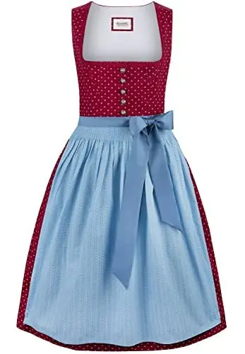Produktbild: Stockerpoint Damen Julina Midi Dirndl, Bordeaux, 48