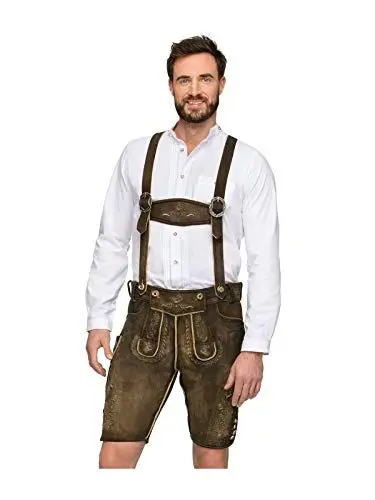 Produktbild: Stockerpoint Herren HM-1010 Lederhose, Braun (uroid), 54