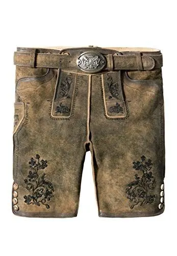 Produktbild: Stockerpoint Herren Hartl Trachtenlederhose, oid gespeckt schwarz, 56