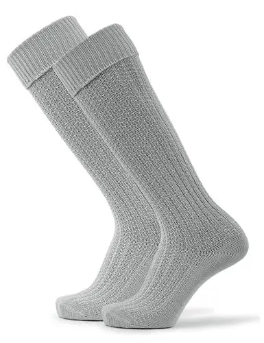 Produktbild: Stockerpoint Herren Lange Trachtensocken 1er Pack (Modell: OC-Markus) Grau 39-42