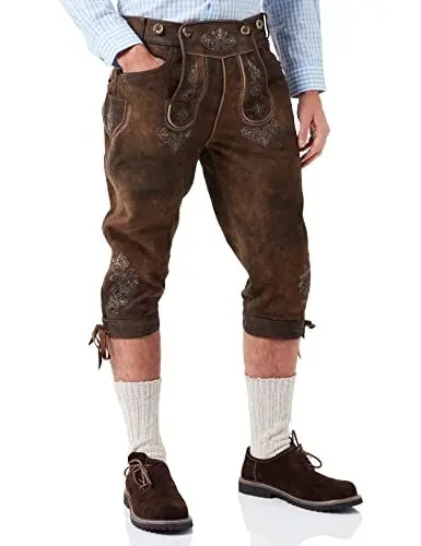 Produktbild: Stockerpoint Justin4 Herren Trachtenlederhose, Bison Gespeckt, 44