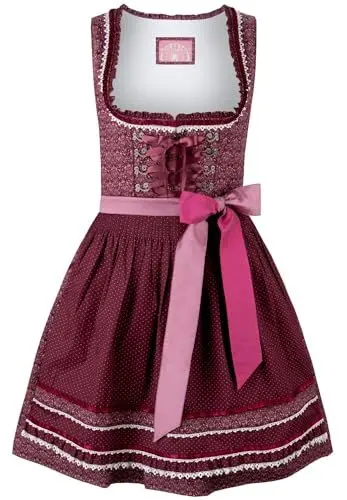 Produktbild: Stockerpoint Kim Damen Mini Dirndl, Bordeaux, 40
