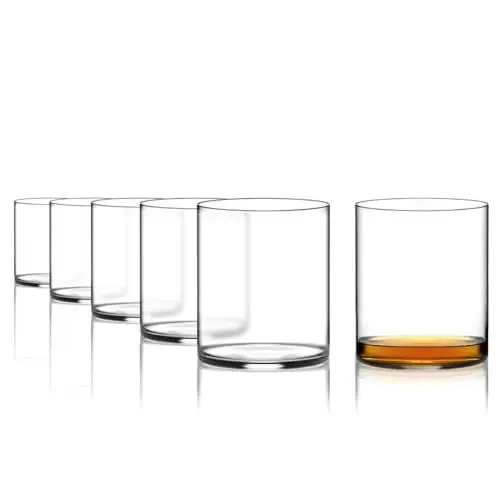 Produktbild: Stölzle Lausitz Kyoto Bar Whiskygläser 6er-Set I 310ml Whisky Tumbler in zeitlosem Design I spülmaschinengeeignete & stabile Whiskybecher I Kristallbecher aus bleifreiem Kristallglas
