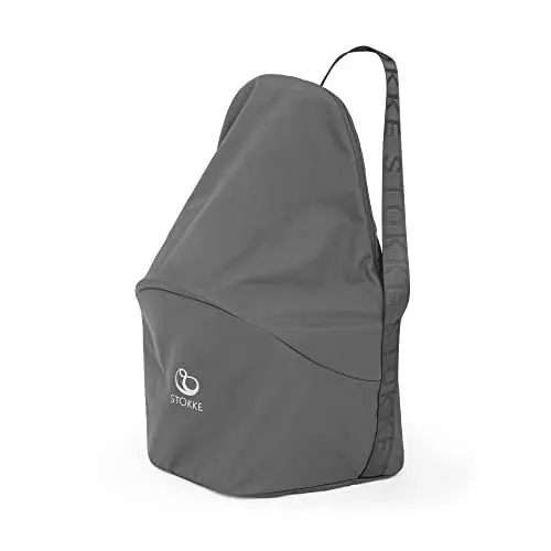 Produktbild: Stokke Clikk Hochstuhl Travel Bag, Grey - Unverzichtbar zum Reisen & Verstauen - Kompatibel mit Stokke Clikk Hochstuhl - 100% Polyester - Bequemer, geräumiger Innenraum mit praktischem Tragegurt