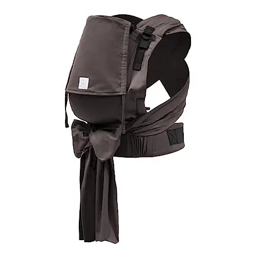 Produktbild: Stokke Limas Babytrage Plus, Espresso Brown - Modell 2023 (OCS) - Half Buckle Babytrage - Drei Tragepositionen - Ab 1 Monat/4 kg bis 18 kg