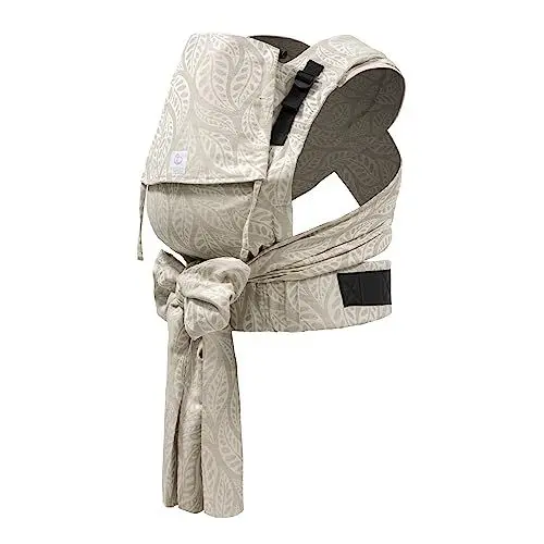 Produktbild: Stokke Limas Babytrage Plus, Valerian Beige - Modell 2023 (OCS) - Half Buckle Babytrage - Drei Tragepositionen - Ab 1 Monat/4 kg bis 18 kg