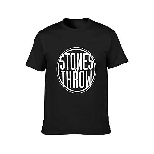 Produktbild: Stones Throw Records Hip Hop Men's T-Shirt Graphic Printed Black Tee L