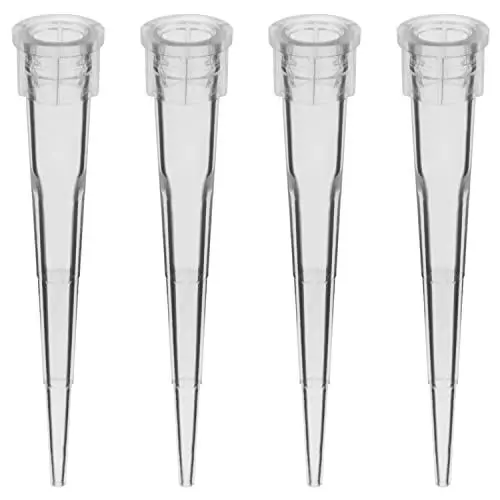 Produktbild: stonylab 10 µL Pipettenspitzen, 300 pcs Universal Polypropylen Pipetten Spitzen Labor Klare Pipettenspitzen Flüssigkeitsübertragung für Labor Chemie