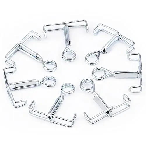 Produktbild: stonylab Mohr's Pinchcock Klemmhalter, 7-Pack Stahl Schlauchschellen Mohr Pinchcock Klemmen für Laborforschung